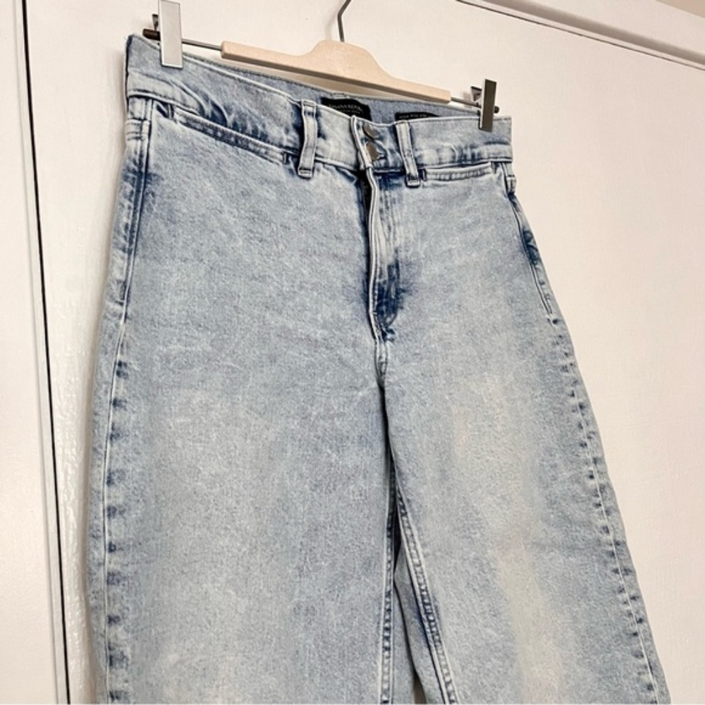 Banana Republic - The Wide-Leg Crop Jeans 814318 | Blue Light Wash: Size 26 - Picture 12 of 14